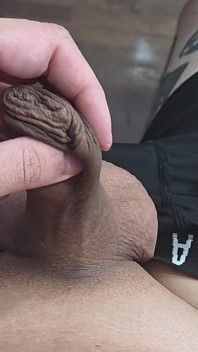 Giocando con il mio pene floscio