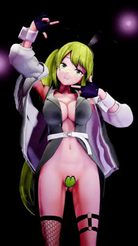 Hatsune miku 脱衣服跳舞 roki song Hentai 大胸部 mmd 3d 金发女郎头发颜色编辑 smixix