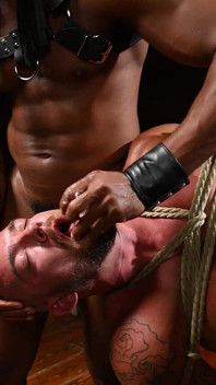 Mięsisty Beefcake Tryp Bates Gotowy do wzięcia Masywnego kutasa Seana Xaviera