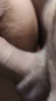 Pussy of a Horny Black-haired Girl in Doggy Style Fucking