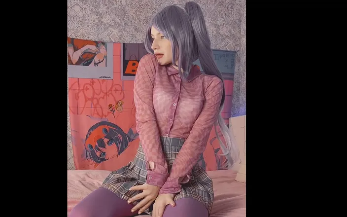 Diana Rider: Cosplay Masturbation and dildo riding, solo
