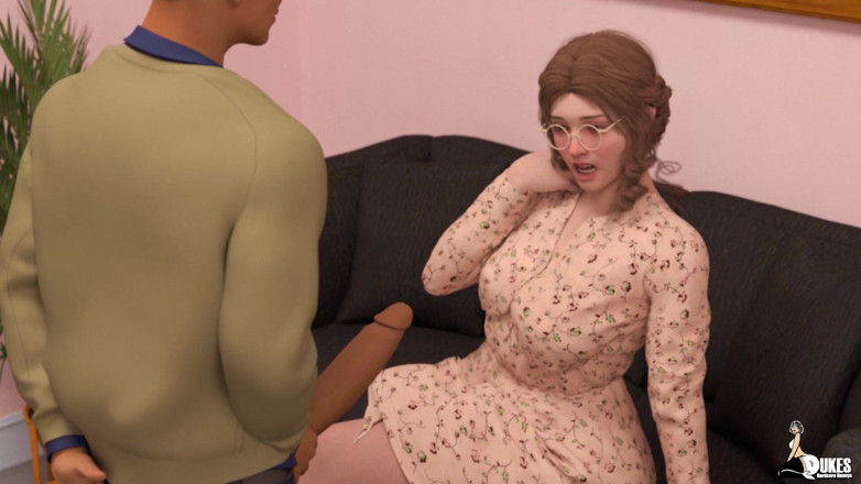 Dukes Hardcore Honeys: Hete nerdy milf neukt de colledge van haar vriendje