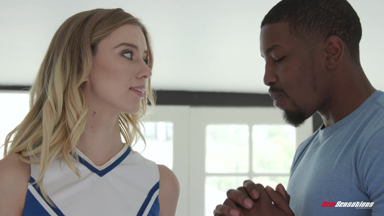 New Sensations: Cheerleader Haley Gets Stretched Out