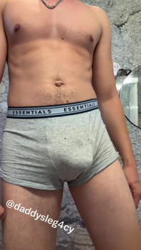 Underwear Bulge to Leaking Bwc Stroke
