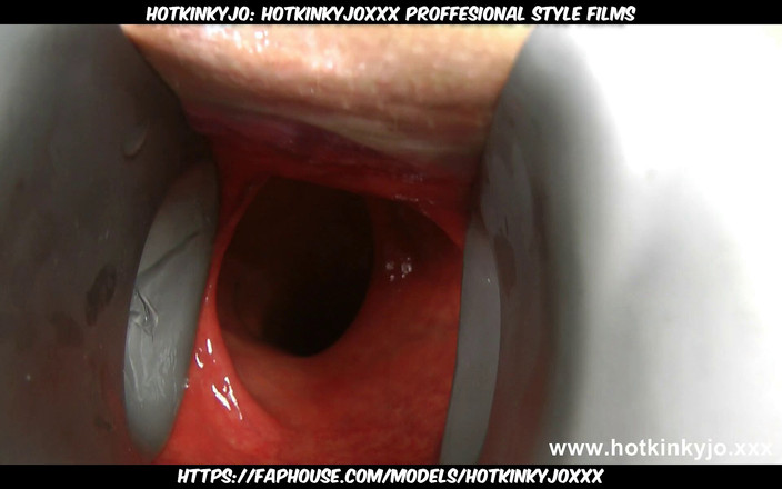 Hotkinkyjo: Hotkinkyjoxxx proffesional style films: Sexy blonďatá sestřička s obrovským zrcátkem v jejím zadku od...