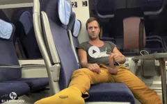 Tim Blesh Train Ride with Cumshot