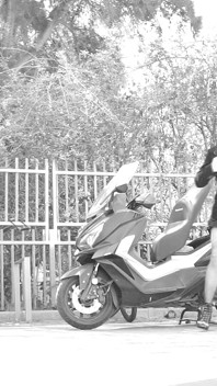 During the Ride, Her Skirt Lifts up and Reveals Her Small Penis