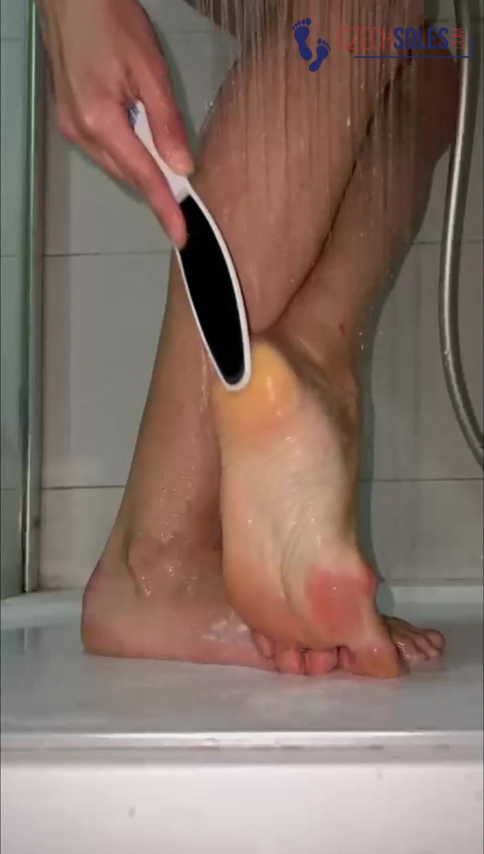 Czech Soles - foot fetish content: Shower Feet Tease Home Video