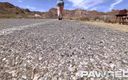 PAWGED: Pawg Holly Haze को मांसपेशियों वाले आदमी द्वारा रेगिस्तान में लंड दिया गया