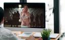 Shiny cock films: Masturbating in Your Monitor Xoxo