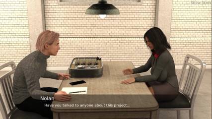 Porny Games: Project hete vrouw - naakt met een jonge stalion (26)