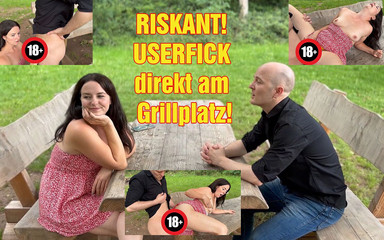Emma Secret: Рискованно! Пользователь трахается прямо на площадке для барбекю!