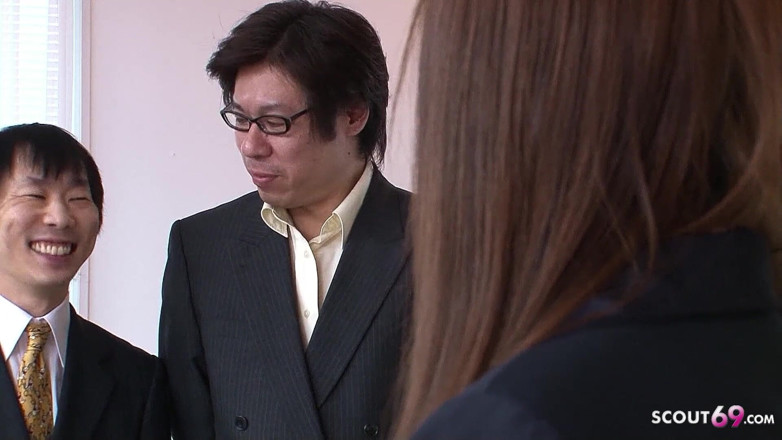 Asian porn collection: College skinny teens fucked by teacher after college