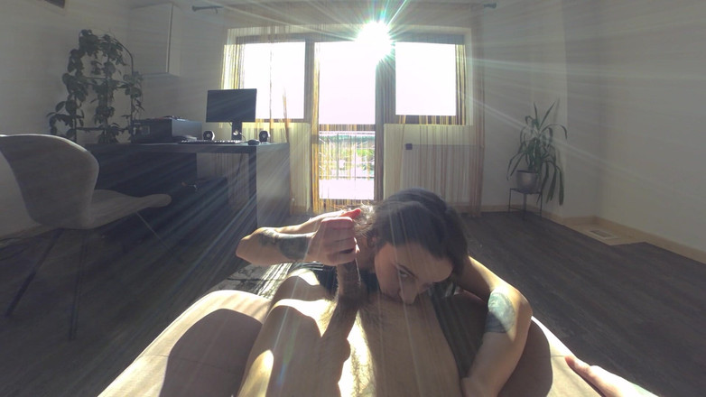 SassyTiff: Facial Fantasy: Skinny Babe's Cum-covered Delight