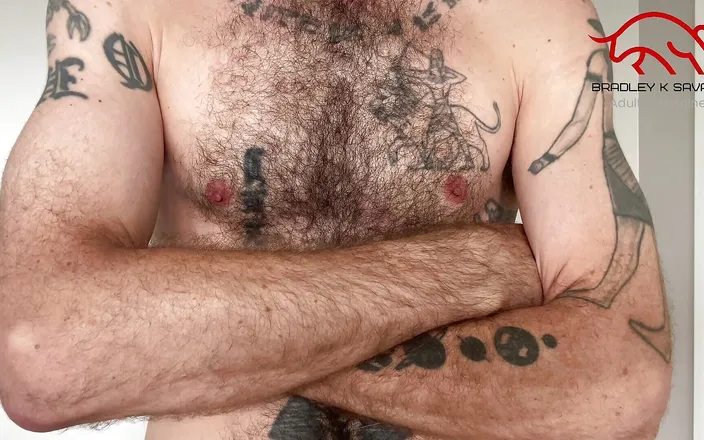 Bradley K Savage: Verbal daddy jerking off POV