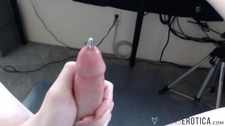 TransErotica: Transerotica TS Drăguța Lianna Lawson își chinuie pula atârnată