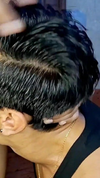 A Brunette Cock for Three Mouths