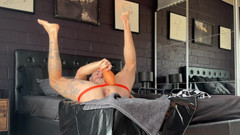 davidedpxxx: 변태 솔로 세션: 격렬한 자기 피스팅과 Xxl 플러그 플레이