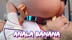 Banan från röv till mun - kinky par med galna fetischer