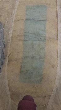 Wetting My Used Adult Nappy