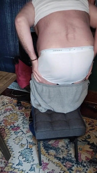 Masturbare în Titey Whities și șosete lungi albastre