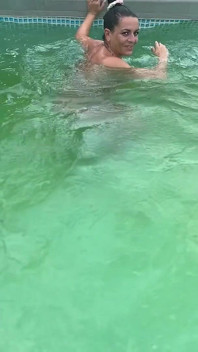 Thong Bikini Pool Tease - Wet Dance & Playful Vibes