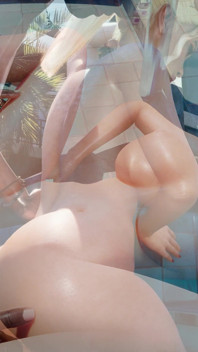 Jong heet meisje geneukt door haar vriendje op het zwembad 3D Hentai-animatie