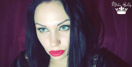 Goddess Misha Goldy: Rose lippenstift ist deine schwachstelle, tiefer rose lippenstift ist vulgär...