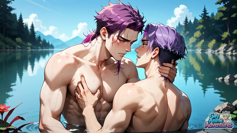 Gay Anime Adventures: Сексуальні м'язисті чуваки займаються диким, брудним геєм біля набережної. Вартий найгарячішого хардкорного порно!