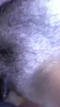 Super Hairy Girl Drools Cum in Armpit