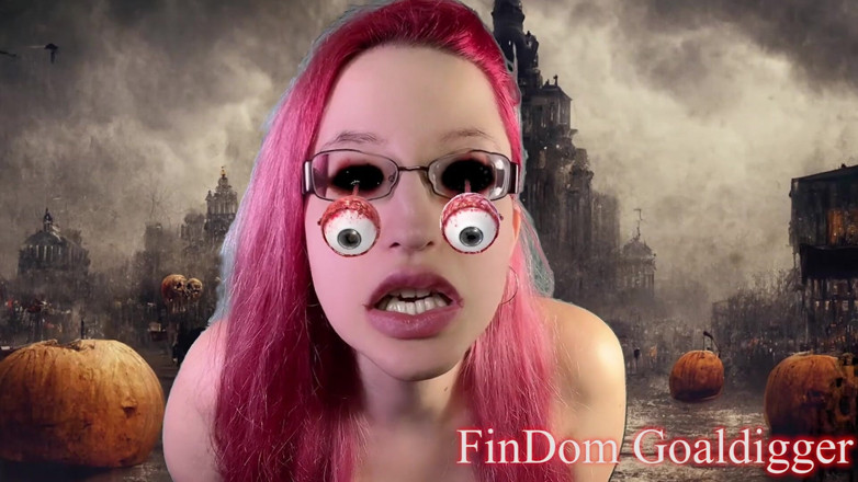 FinDom Goaldigger: Halloween income slave transformation