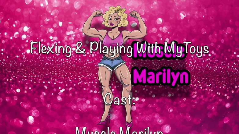 Muscle Marilyn: Beugen und spielen mit meinen spielsachen