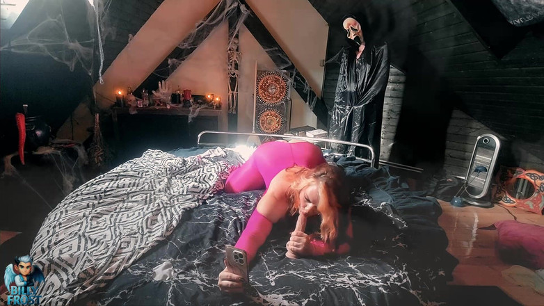 Billy Frost: Ghostface Ha Scopato La Streamer Ragazza - Sorpresa Creampie