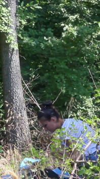 Sexy Teen Goes to Forest to Strip and Play with Herself