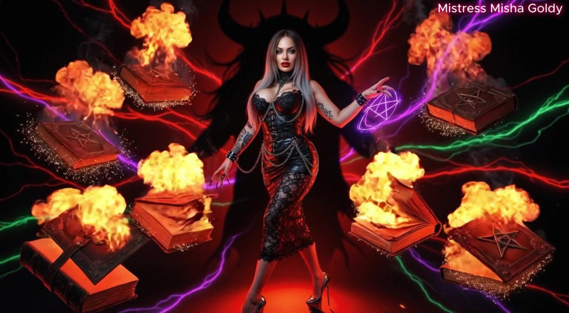 Goddess Misha Goldy: Адская сперма разоряет твою душу