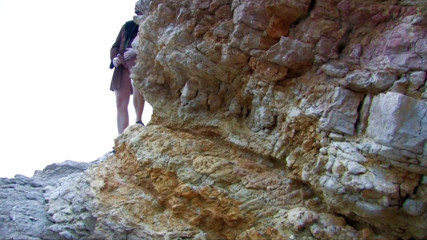Out Sexxx: Dirty blonde milf fucked and buggered on the beach by...
