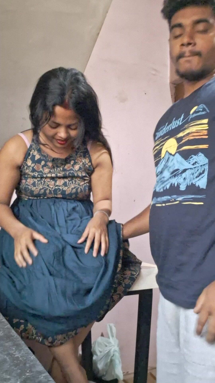 Bangali wife: Романтический секс с анальной хардкорной девушкой с индийской дези Ваби