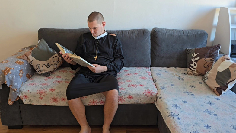 FM Records: Naughty Priest Gets Horny, Masturbates His Big Dick, and Experiences...