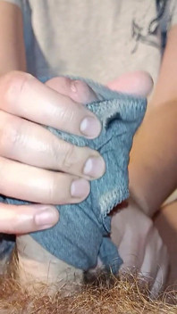 Korean Stepmom Loves Stepson's Cum in Her Panties