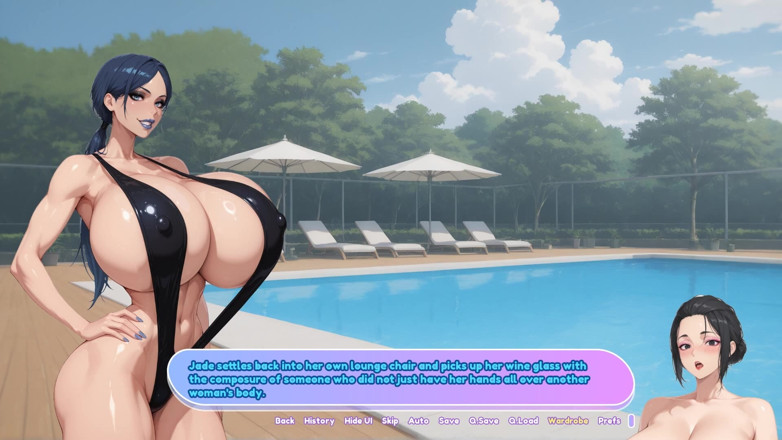 Dirty GamesXxX: Незламна любов: чоловік спостерігає, як його дружина займається з іншою жінкою біля басейну - 22 серія