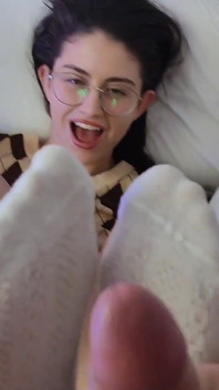 He Bothered Me for Footjob and Fuck Me