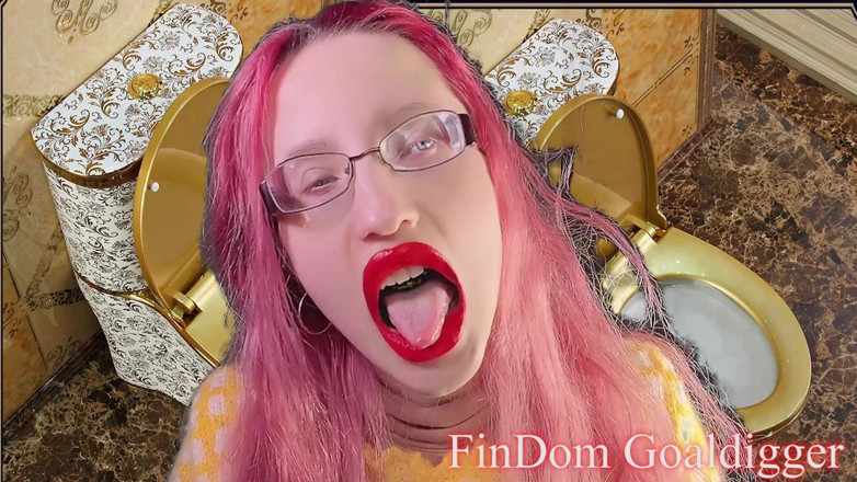 FinDom Goaldigger: Transformasi hamba pembersih tandas!