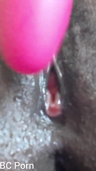Stimulating My Clit with Vibrator Intense Squirting Orgasms