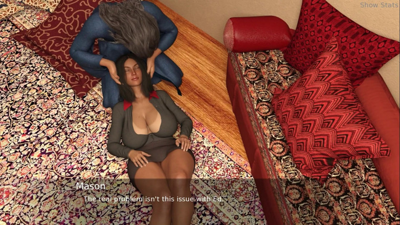 Porny Games: Proiectul soție sexy - Femeie căsătorită care flirtează cu colege de...
