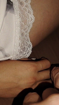 Secretly Jerking off to My Stepsister's Small Hand. Part 1