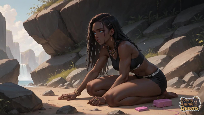 Ebony Anime Queens: 사막을 가열하는 흑누나 발열! 가장 핫한 XXX 포르노!