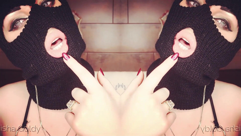 Goddess Misha Goldy: Tuan rumah oleh gangster seksi dengan bibir yang indah!