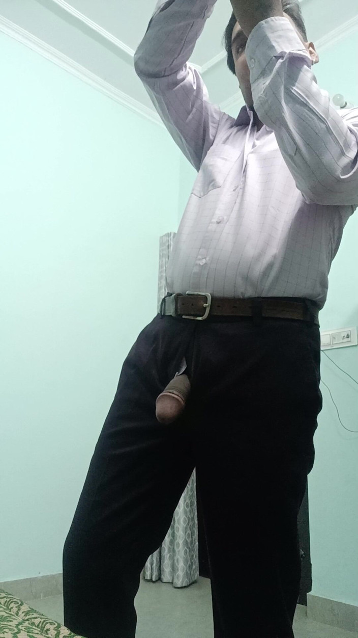 Rajasthani-old-lover: Uomo indiano desi gode di masturbazione 