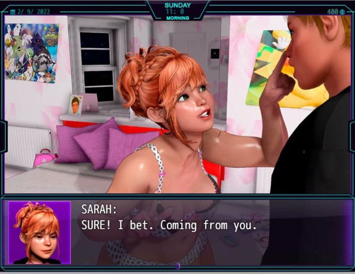 XXX Games Bunk: My New Life Revamp - Gameplay - Roleplay - Blowjob, Ass Licking and...