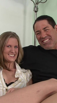 Sweet White Babe Enjoys Getting Fucked While Her Man Is Watching